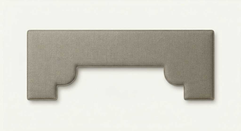 Curve Step Arched Cornice