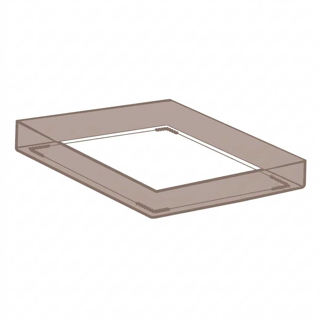 Elastic in Corners of Box Spring Cover diagram