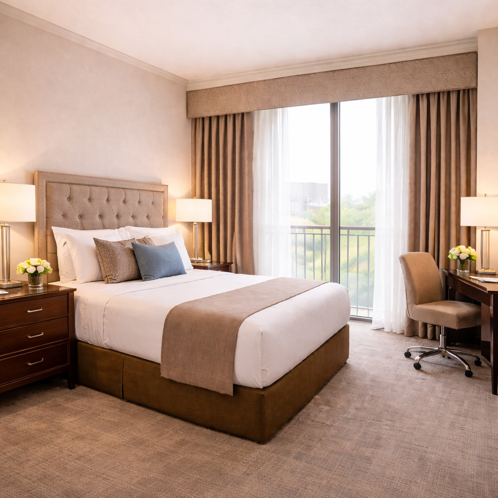 Image Elegant-hotel-room-with-king-bed