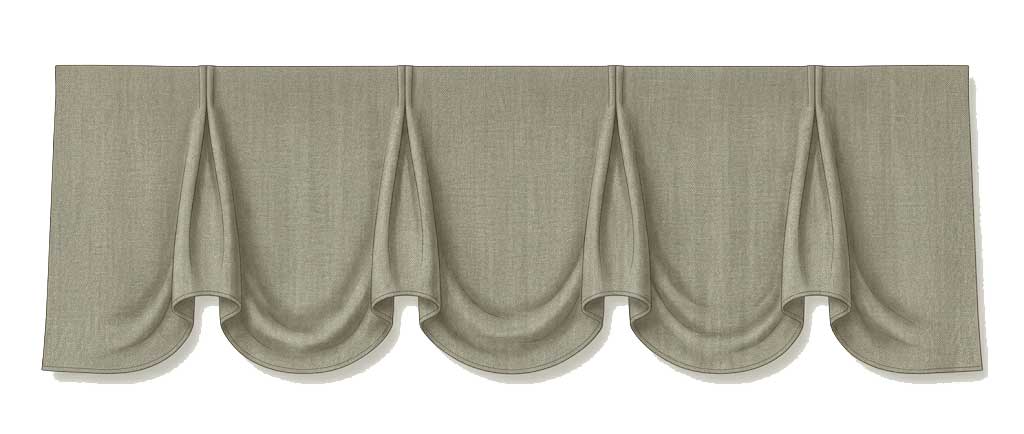 Scalloped Cornice