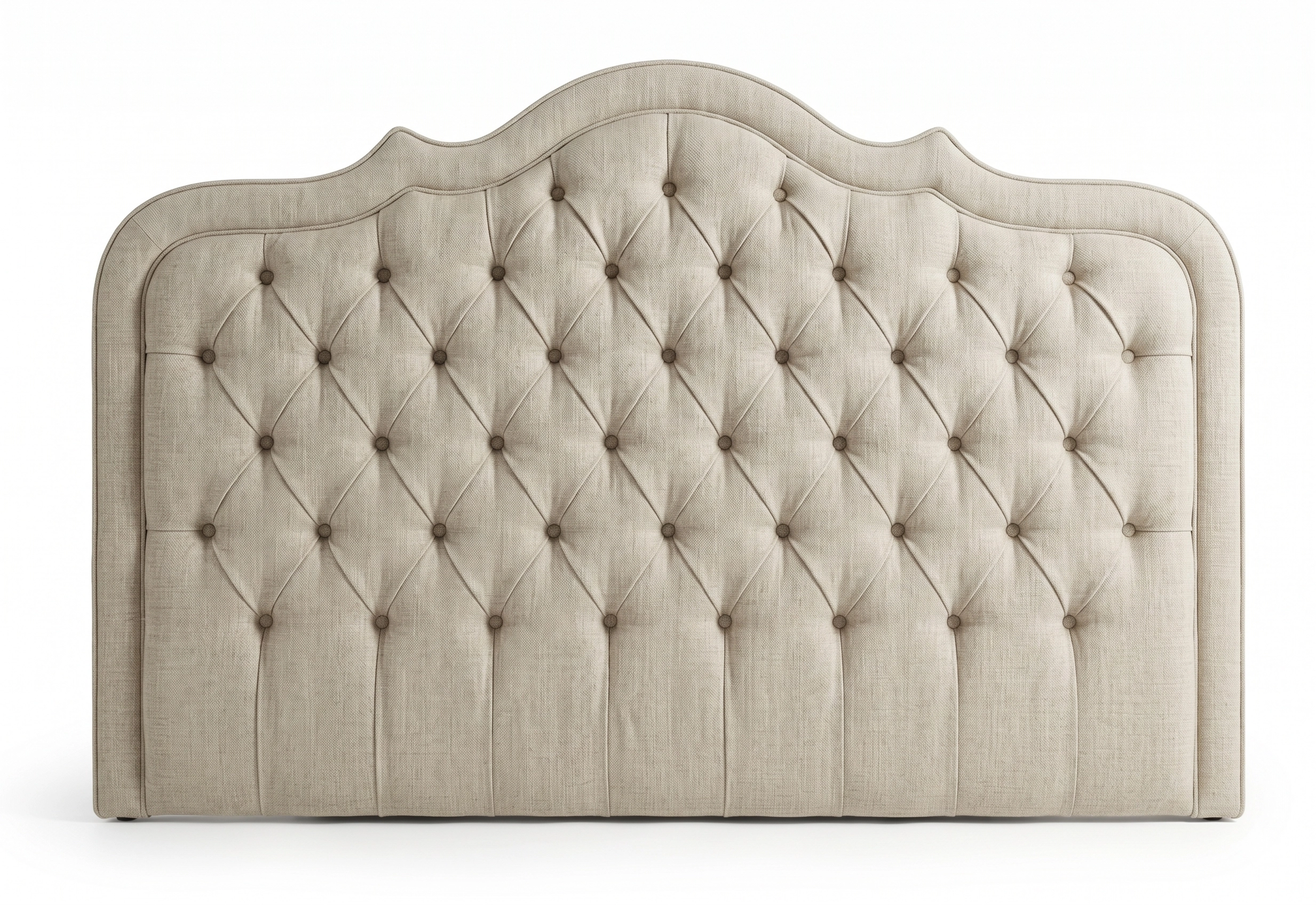 Triple Scallop headboard