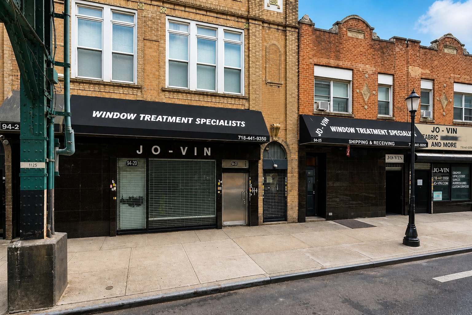 Jo-Vin showroom and fabrication facility at 94-23 Jamaica Avenue, Woodhaven, New York