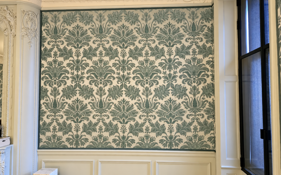 Wall Upholstery in a Classical New York Residence